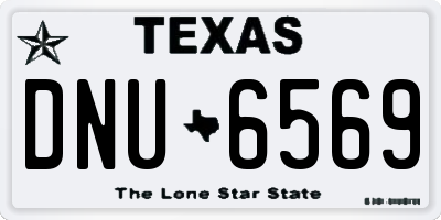 TX license plate DNU6569