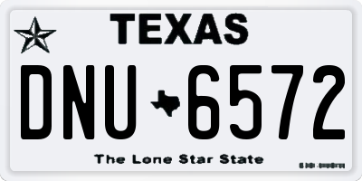 TX license plate DNU6572