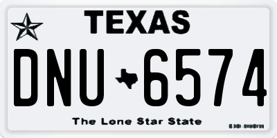 TX license plate DNU6574