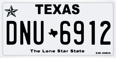 TX license plate DNU6912