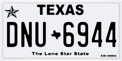 TX license plate DNU6944