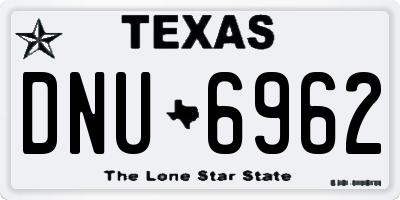 TX license plate DNU6962