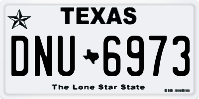 TX license plate DNU6973