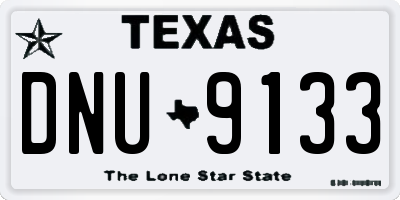 TX license plate DNU9133