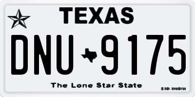 TX license plate DNU9175