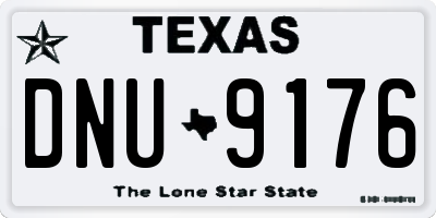 TX license plate DNU9176