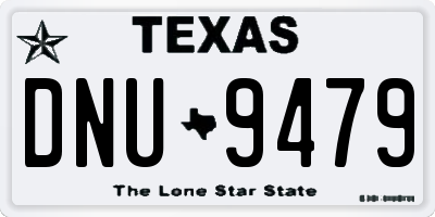 TX license plate DNU9479