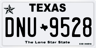 TX license plate DNU9528