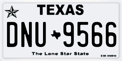 TX license plate DNU9566