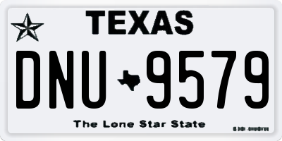 TX license plate DNU9579