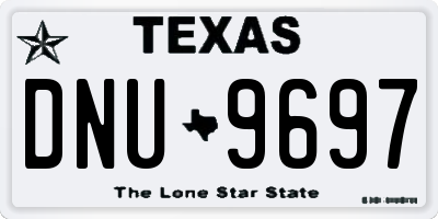 TX license plate DNU9697