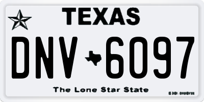TX license plate DNV6097