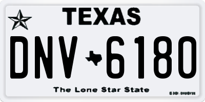 TX license plate DNV6180