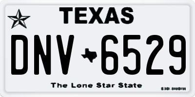 TX license plate DNV6529