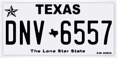 TX license plate DNV6557