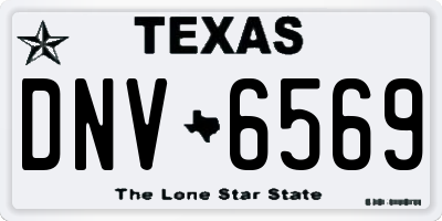 TX license plate DNV6569