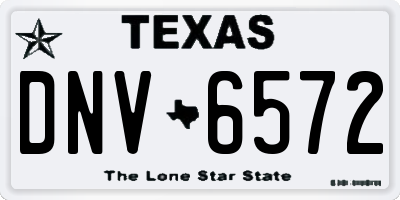 TX license plate DNV6572
