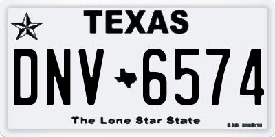 TX license plate DNV6574