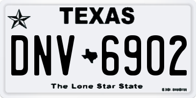 TX license plate DNV6902