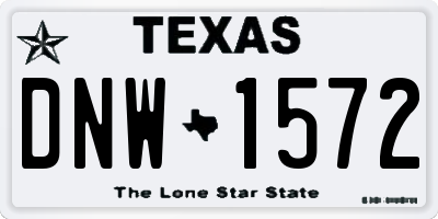 TX license plate DNW1572