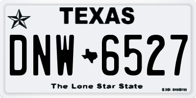 TX license plate DNW6527