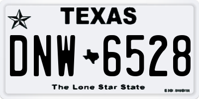 TX license plate DNW6528