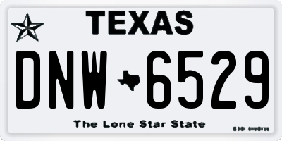 TX license plate DNW6529