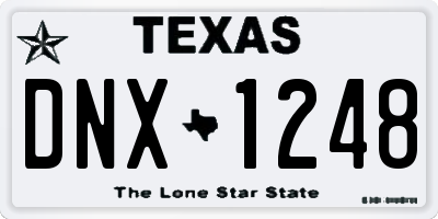 TX license plate DNX1248