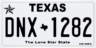 TX license plate DNX1282