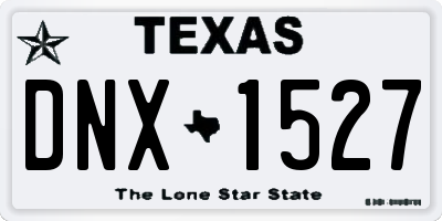 TX license plate DNX1527