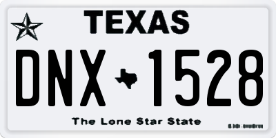 TX license plate DNX1528