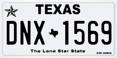 TX license plate DNX1569