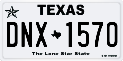 TX license plate DNX1570