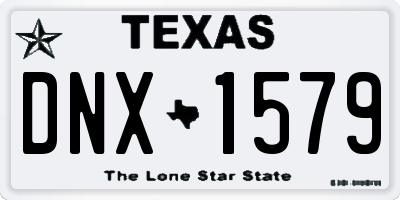 TX license plate DNX1579