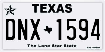 TX license plate DNX1594