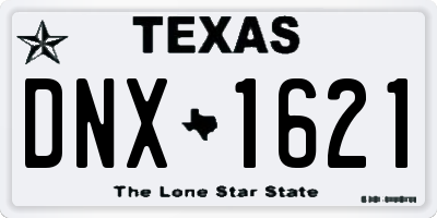 TX license plate DNX1621