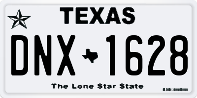 TX license plate DNX1628