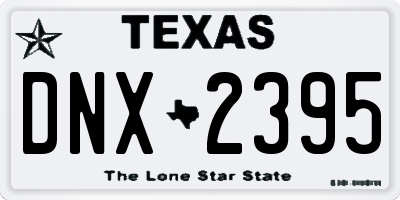 TX license plate DNX2395