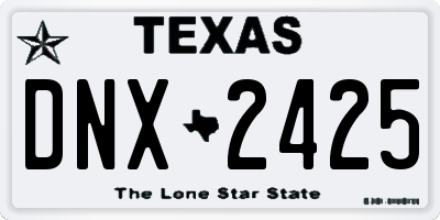 TX license plate DNX2425