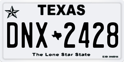 TX license plate DNX2428