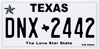 TX license plate DNX2442