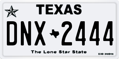 TX license plate DNX2444