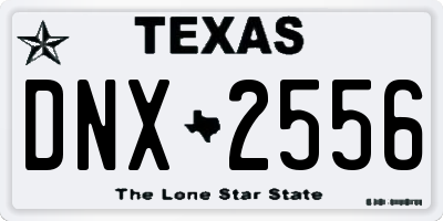 TX license plate DNX2556