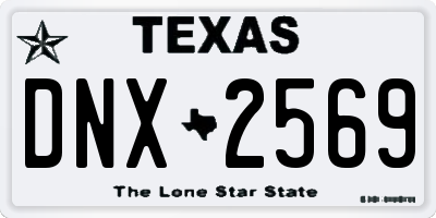 TX license plate DNX2569