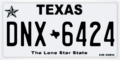 TX license plate DNX6424