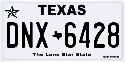 TX license plate DNX6428