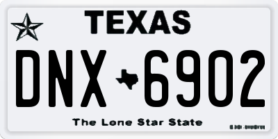 TX license plate DNX6902