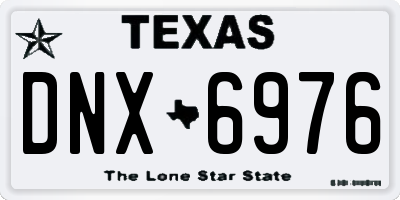 TX license plate DNX6976