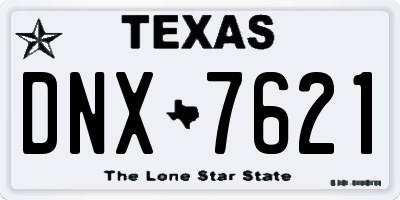 TX license plate DNX7621