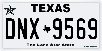 TX license plate DNX9569